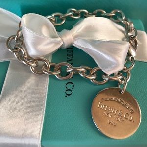 Tiffany&co Medallion Chunky Sterling Silver Bracelet